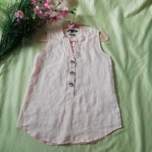 Harve Benard pure linen top size S